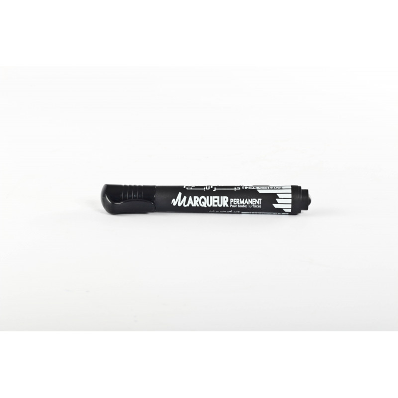 Marqueur permanent noir sur toute surface ref: 4181 (b/12pcs) ** TECHNO