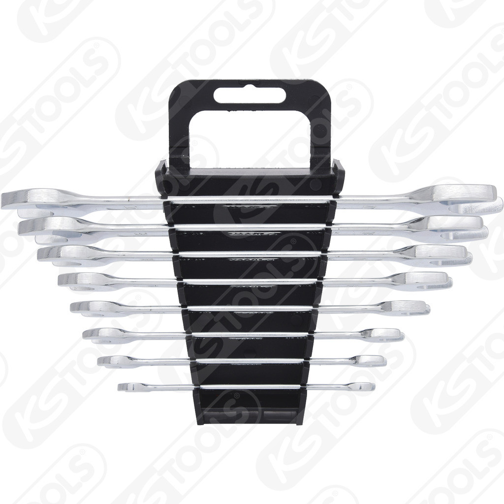 Jeu cle fourche chrome (8 pcs) bt-2714 ** BERENT