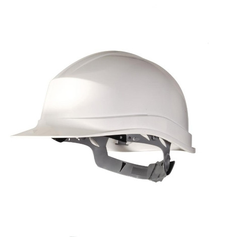 Casque de chantier blanc craimaillere (sac/ 40 pcs) ** DELTAPLUS