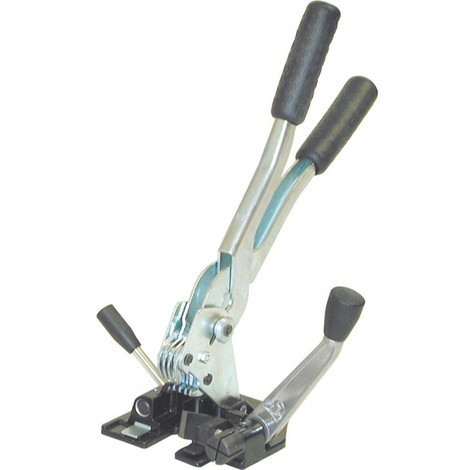 Cercleuse manuelle rouge pour feuillard plastique 13-16mm ref: 0173111 ** MAESTRI