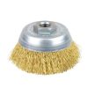 Brosse metal conique pour meuleuse 100/4