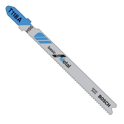 Jeu de lame scie sauteuse t118 a metal ref: 608 631 013 ** BOSCH