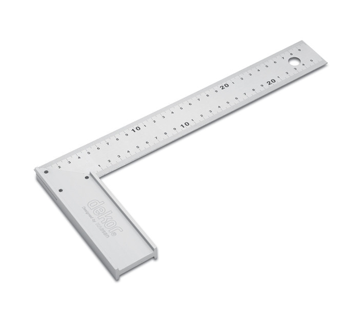 Equerre menuis. alum /st.steel 300 ref: 458 ** DEKOR