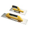 Truelle acier 50 cm dents en u p/fibre/ferm ref 486 ** DEKOR