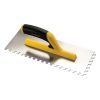 Truelle acier 30 cm dents carrees 10x10 p/fibre/ouv ref 404 ** DEKOR