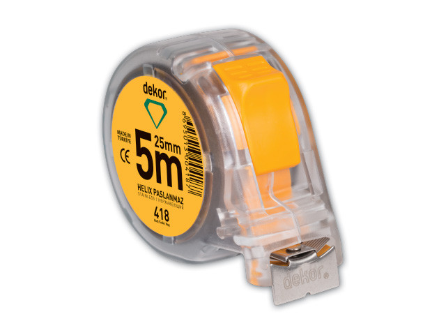 Quintuple metre transparent 05 m*25 mm ref 418 ** DEKOR