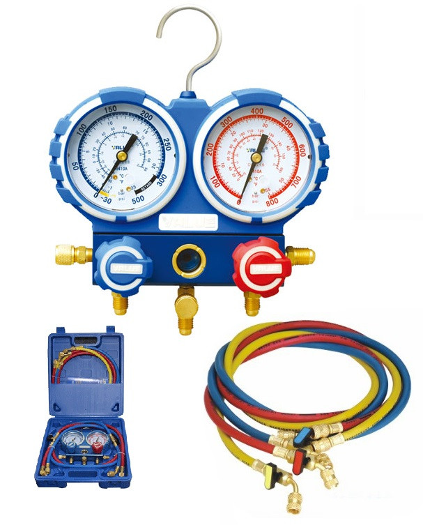 Mano frigoriste Manifold (R410-R407-R22) Réf: MF2-01 ** EKO