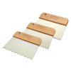 COUTEAU A COLLE INOX 17 CM DENT/CARREE 4*4 P/BOIS REF 471 ** DEKOR