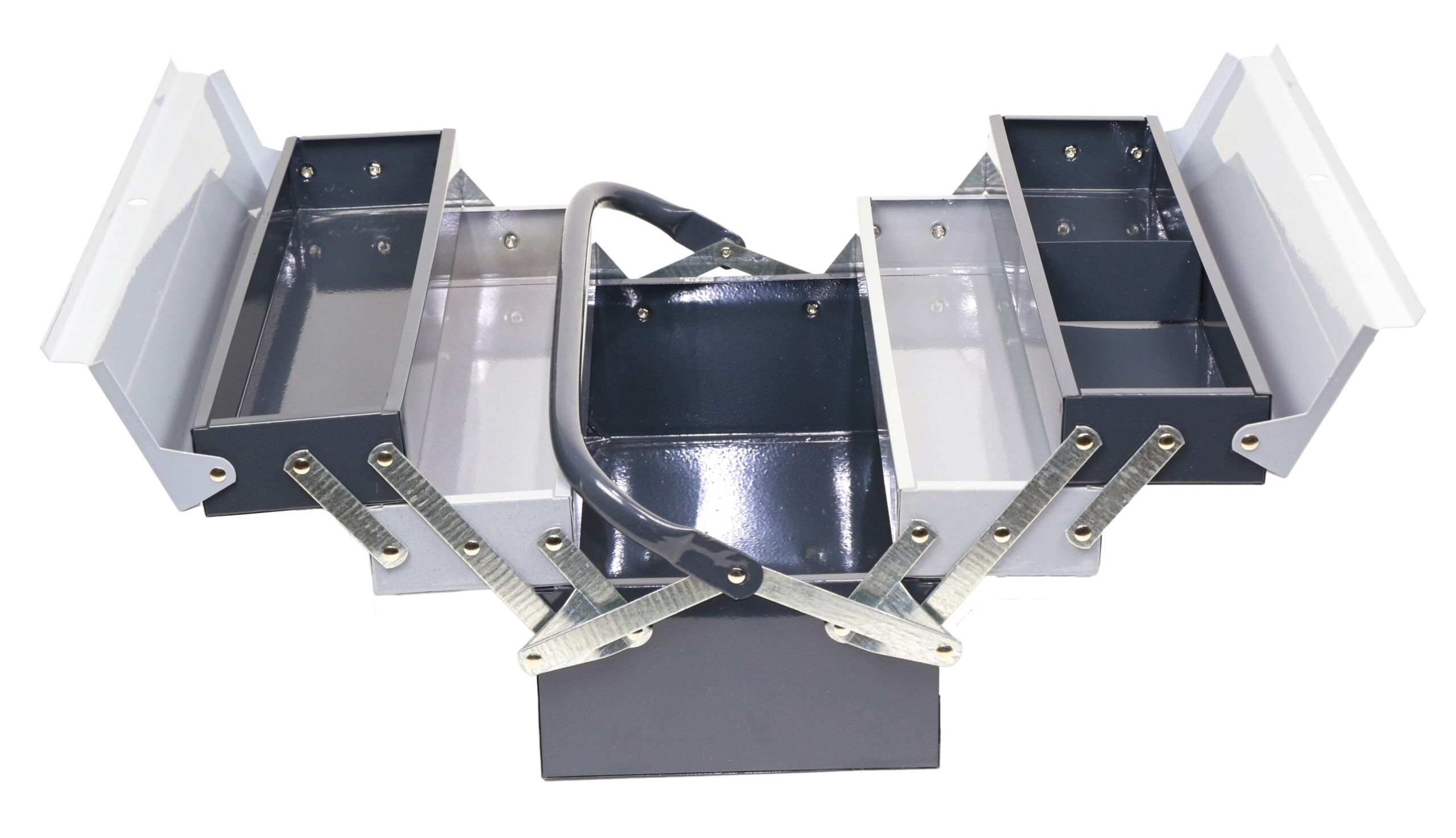 Caisse a outils métal 5 casiers ** TRANSF-METAL