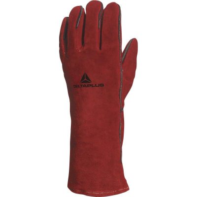 GANT ANTI CHALEUR ROUGE M/LONG (12 PCS) ** DELTAPLUS