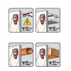 Detecteur de metaux ( BOIS 20MM , CABLE ELEC 50MM , METAL 80MM ) Réf: YT-73131 ** YATO