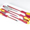 Jeu de tournevis elect isolant 05 pcs + Testeur Réf: EP-60001 ** EPICA