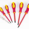 Jeu de tournevis elect isolant 05 pcs + Testeur Réf: EP-60001 ** EPICA
