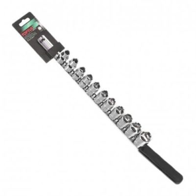 Jeu de douilles court chrome 1/2"" 11 pcs 10-22mm 06 P Réf: GAAQ1103 ** TOPTUL
