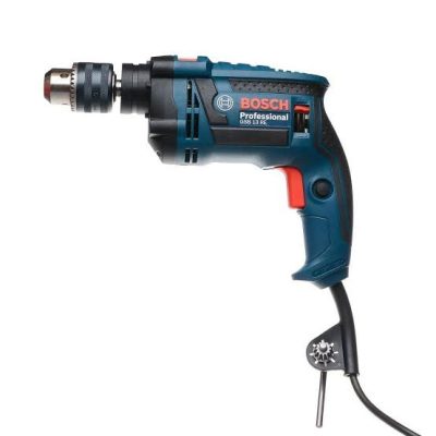Perceuse à percussion 13 mm sur valise avec accessoires 600W GSB13RE ** BOSCH