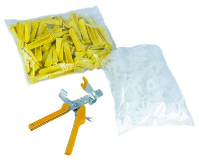 Kit systeme nivellement calle + consomable + pince **