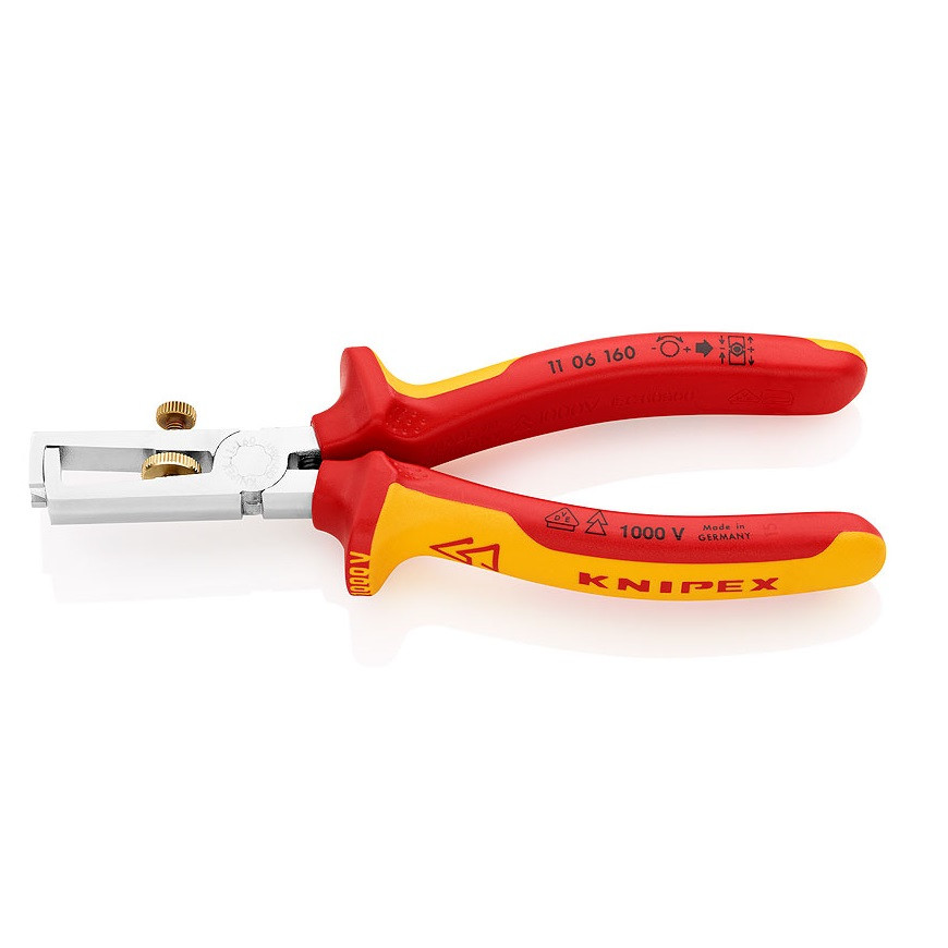 Pince a denuder isolant 1000V 160mm Réf: 1106160 ** KNIPEX