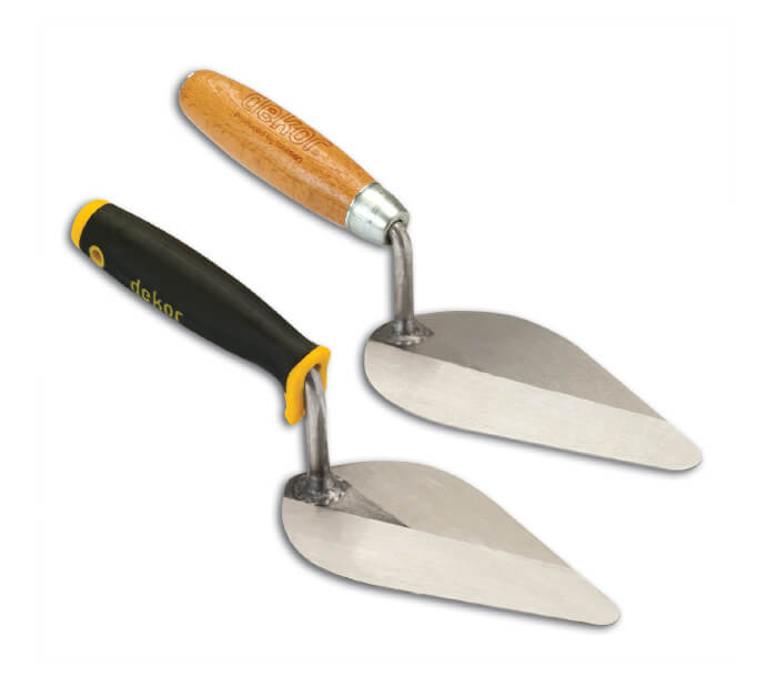 Truelle ovale acier 20 cm M/fibre REF 393 ** DEKOR