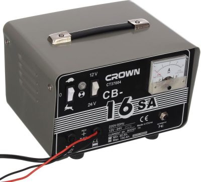 Chargeur batterie 12-24V Réf: CT37004 ** CROWN