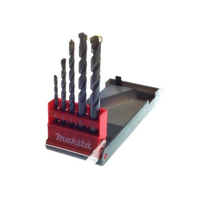 Jeu de foret beton cylindrique 5 PCS (4-10mm) Réf: D-05175 ** MAKITA