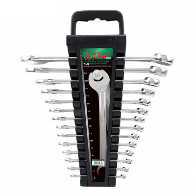 Jeu de cles mixtes 14 pcs Réf: GAAC1401 ** TOPTUL