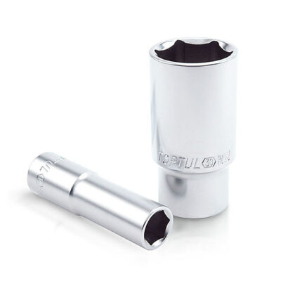 Douille Chrome 1/2 N° 22 ( 6 PANS LONG ) Réf: BAEE1622 ** TOPTUL