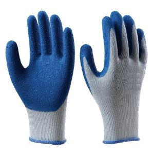 Gant tissu lisse 1/2 ( B ) GRIS-BLEU ( P/12PCS // S/600PCS ) **