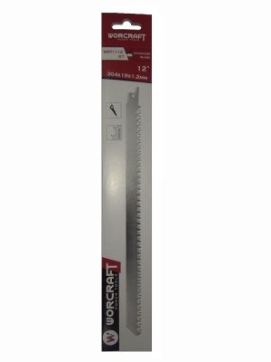 Lames scie sabre inox 304 x 19 x 1.2 mm ** WORCRAFT