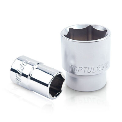 Douille chrome 1/2" N°14 (06 pans-courte) Réf: BAEA1614 ** TOPTUL