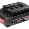 Batterie Lithium 18 V // ( 2.0 AH ) Réf: 1 607 A35 0BG ** BOSCH