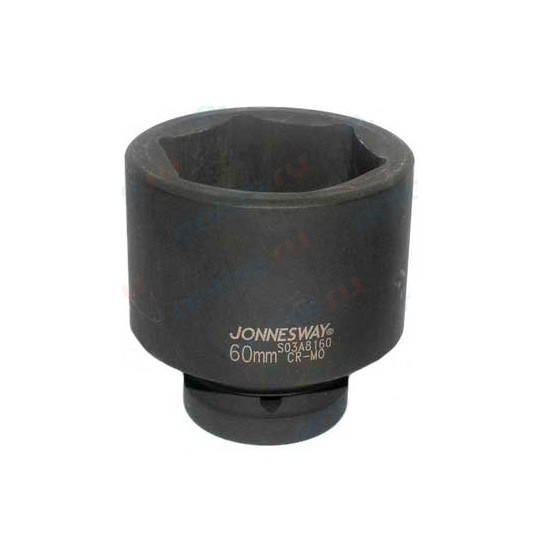 Douille a choc 1" N° 60 (06 pans-courte) Réf:S03A8160 ** JONNESWAY