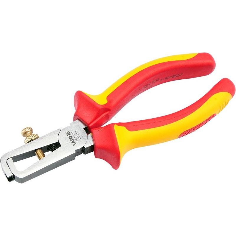 Pince a denuder isolant 1000V 180mm Réf: 21160 ** YATO