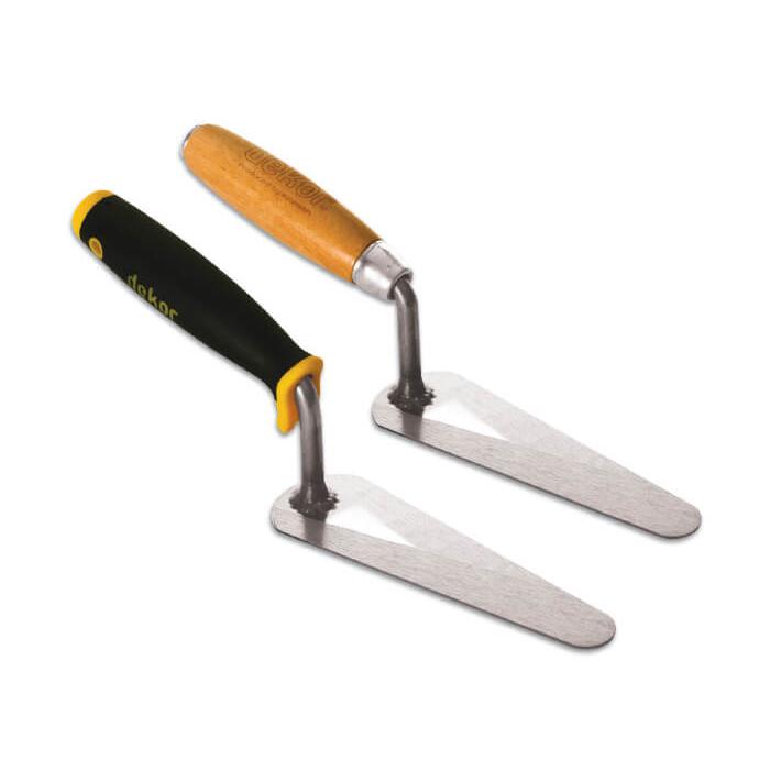 Truelle langue de chat acier 16 cm M/bois REF 397 ** DEKOR