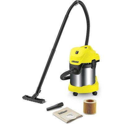 Aspirateur Inox 17 L / 1000 W Ref: WD3 ** KARCHER