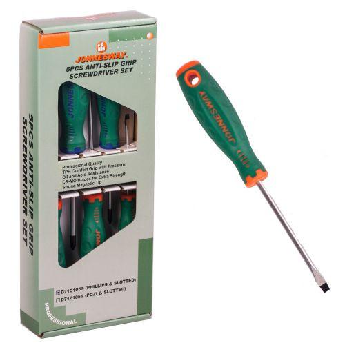 Jeu de tournevis anti-derapant 05 pcs Réf: D71C105S ** JONNESWAY