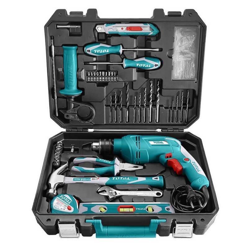 Caisse A Outils complet A/perceuse 101 PCS Réf: THKTHP1012 ** TOTAL