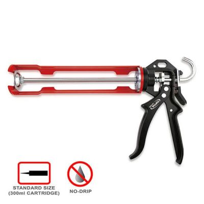 Pistolet silicone rouge Réf: JJAY0903 ** TOPTUL