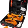 Coffret Cric electrique 3 T+ boulonneuse+ compresseur auto Réf: BE007 ** BEETRO