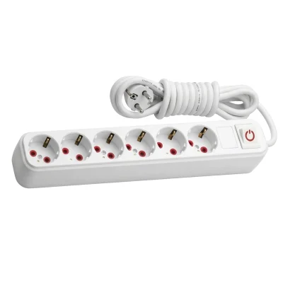 Bloc multiprises 6 p*3 m + inter ** BMS