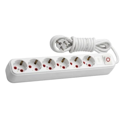 Bloc multiprises 6 p*5 m + inter ** BMS