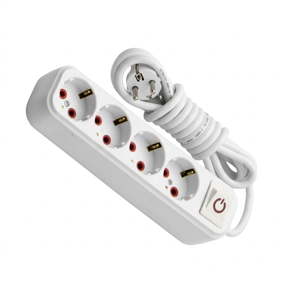 Bloc multiprises 4 p*2 m + inter ** BMS