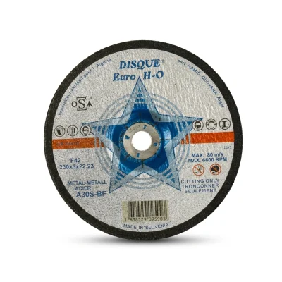 Disque a couper acier 230*3*22 ( b/25 pcs ) ** EURO-HO