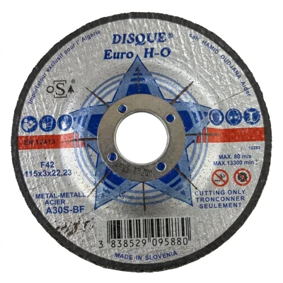Disque a couper acier 230*3*22 ( b/25 pcs ) ** EURO-HO