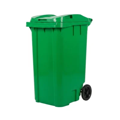 Poubelle 240 l vert a/roue **