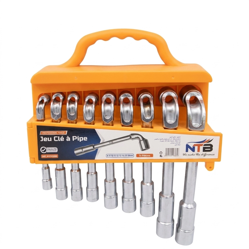 Jeu de cles a pipe 09 pcs ** NTB