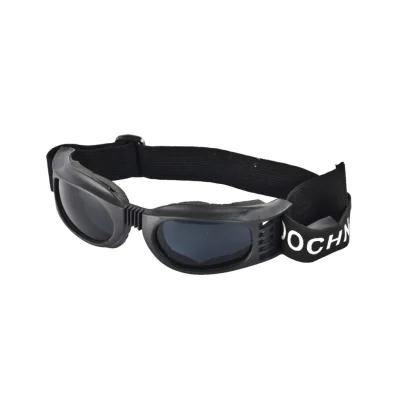 Lunettes anti-pouss noir a joint souple elast.(b/12pcs) ref:14 ** BOOCHNA
