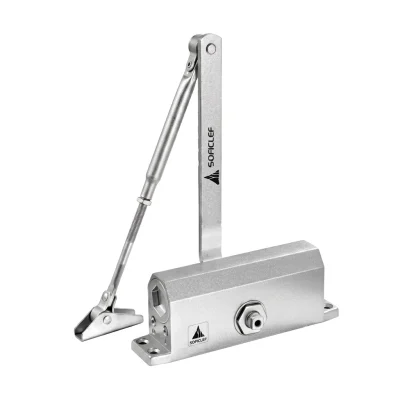 Pousse porte hydrolique (groume) aluminium coul fp-80 ** SOFICLEF