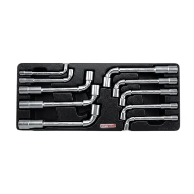 Jeu cle a pipe (10 pcs 8-19) ref: gaat-1002 ** TOPTUL