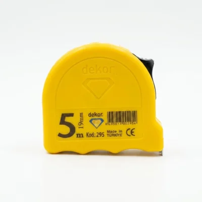 Quintuple metre jaune 05 m*19 mm ref 295 (b/12pcs) ** DEKOR