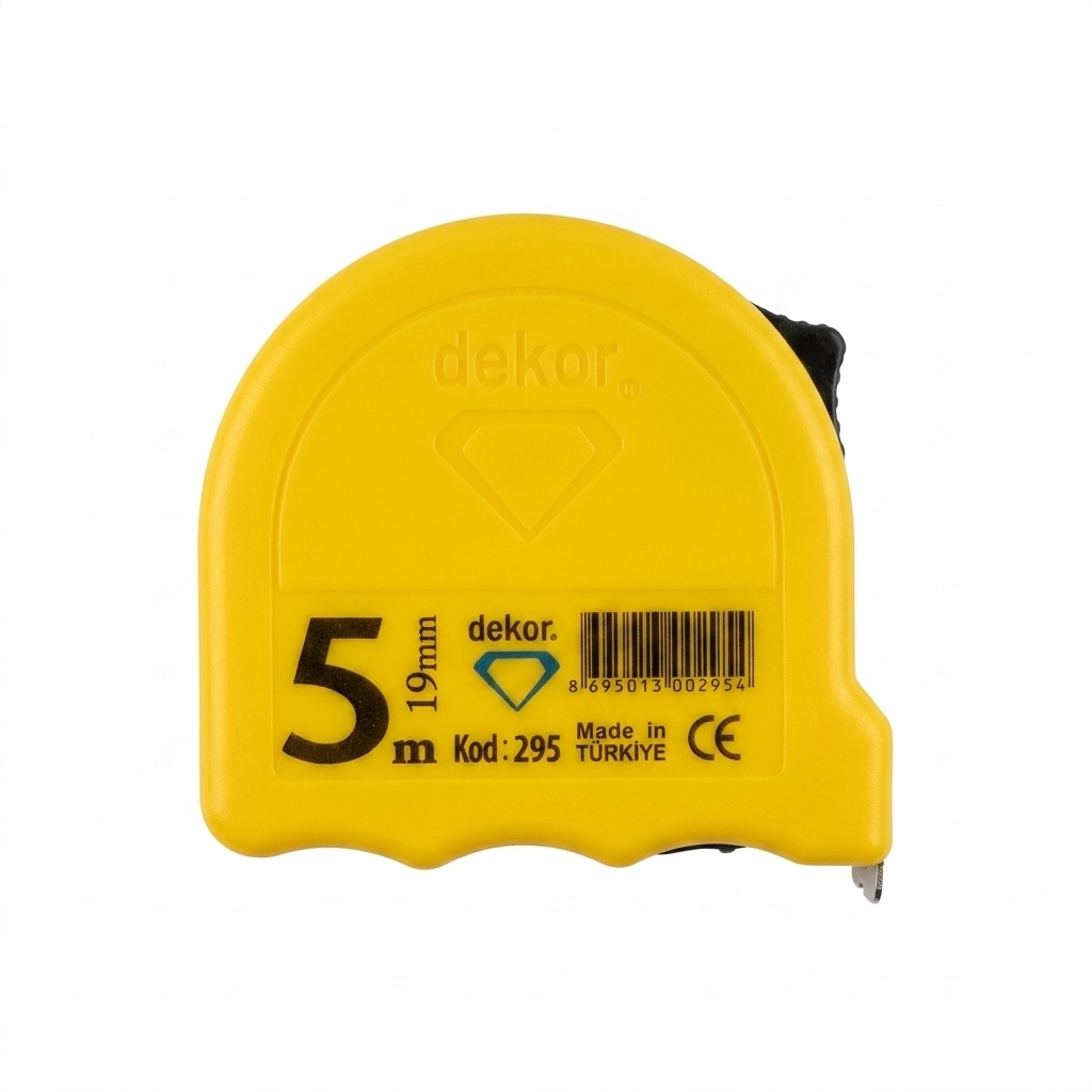 Quintuple metre jaune 05 m*19 mm ref 295 (b/12pcs) ** DEKOR